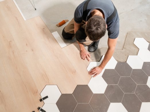 Flooring installation services in Granbury