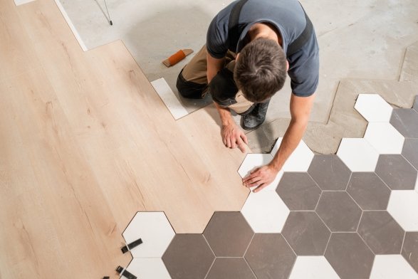 Flooring installation services in Granbury